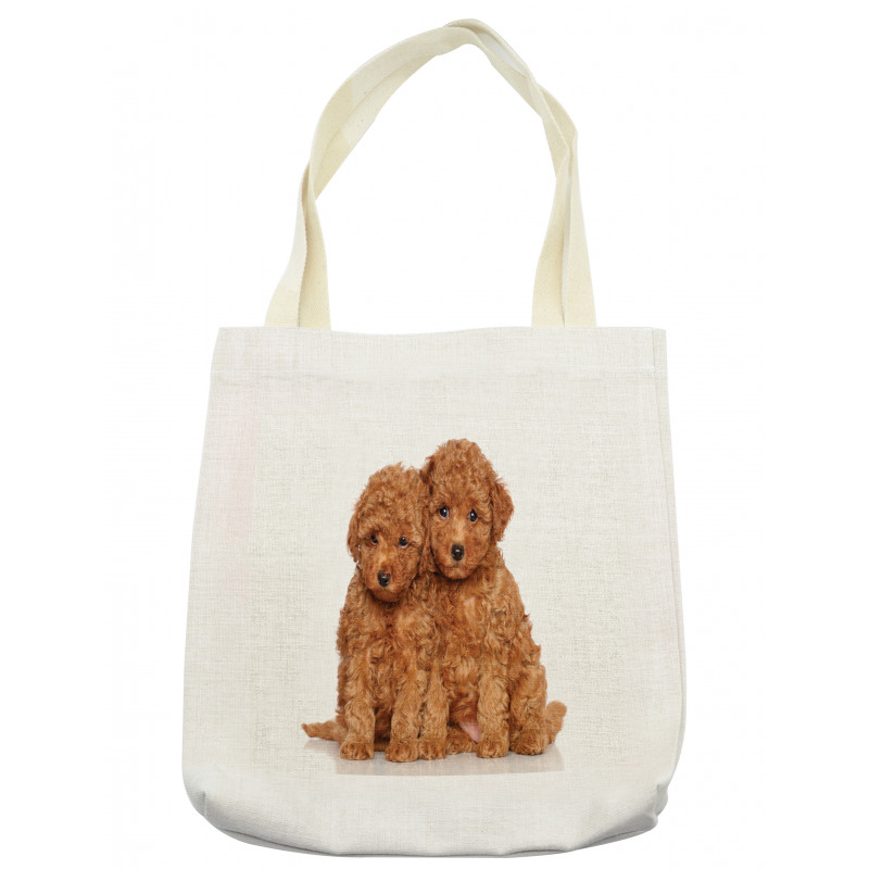 Puppies Cozily Posing Photo Tote Bag