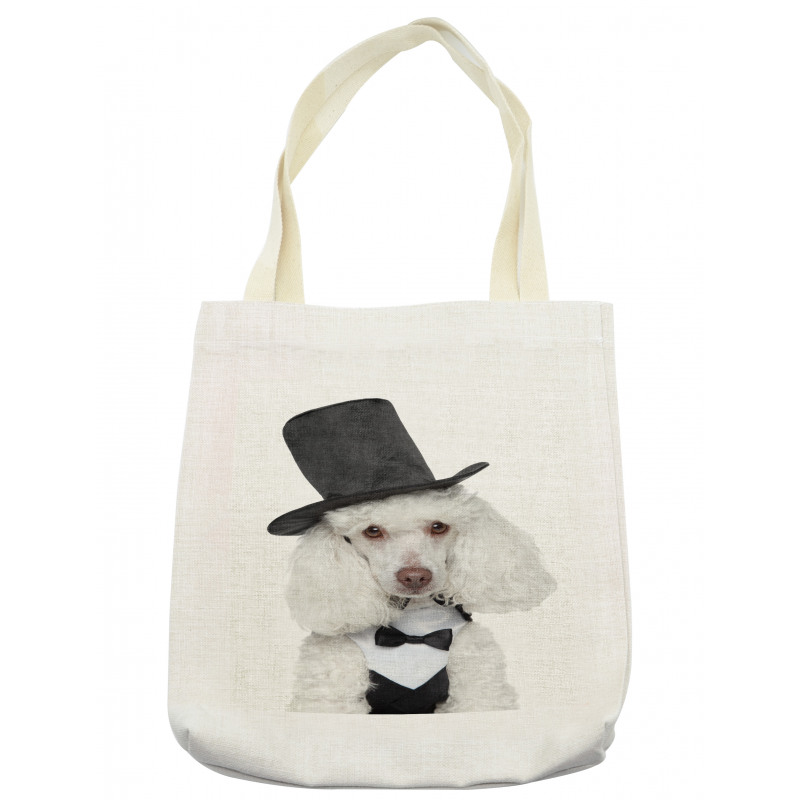 Sad Looking Portrait in a Hat Tote Bag