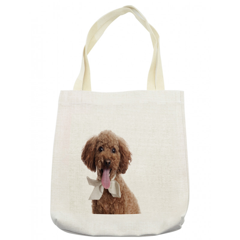 Puppy with Bow Tie Tote Bag