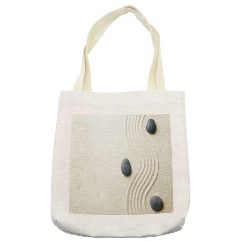 Stones and Wavy Slit Tote Bag