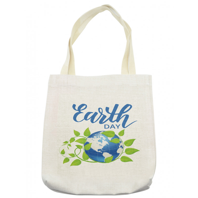 Wording Leaves Encircling Tote Bag