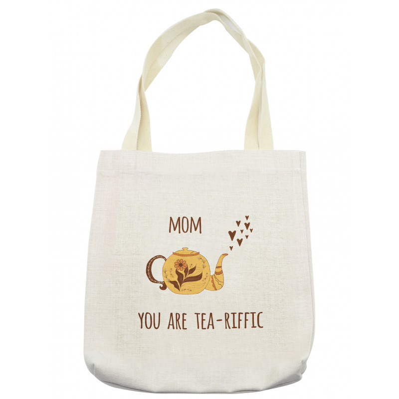 Funny Mothers Day Tea Words Tote Bag