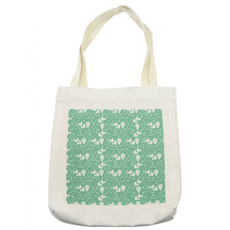 Sports Equipment Pattern Tote Bag