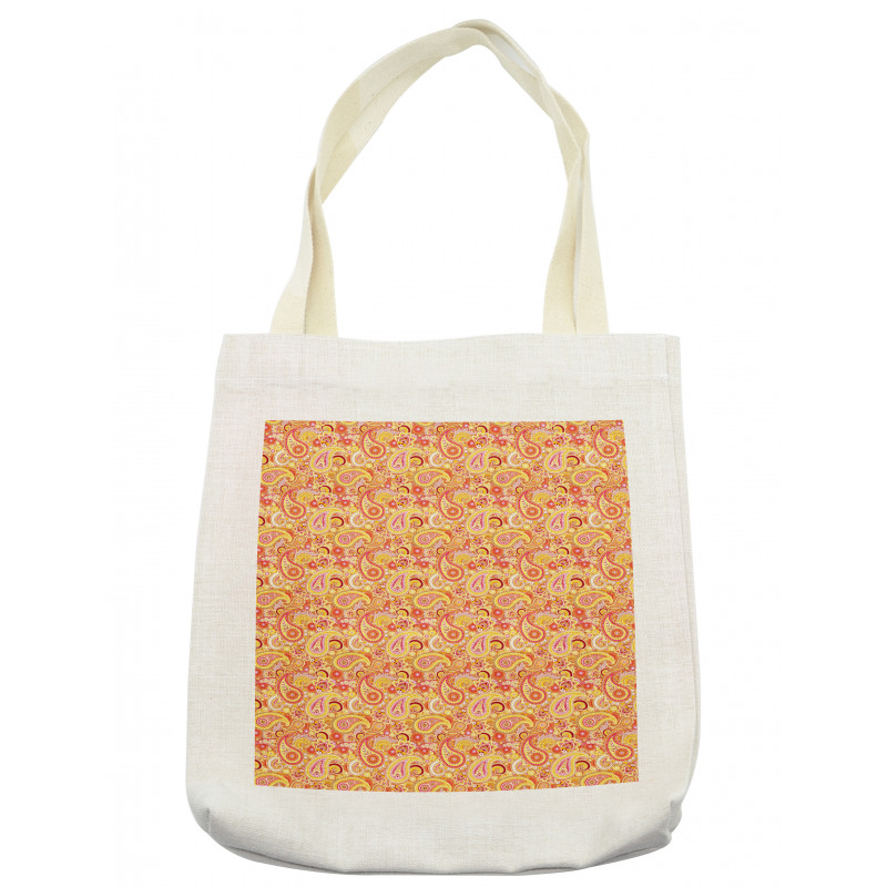 Buta Folk Motifs Floral Tote Bag