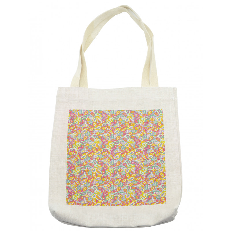 Colorful Ethnic Jumble Art Tote Bag