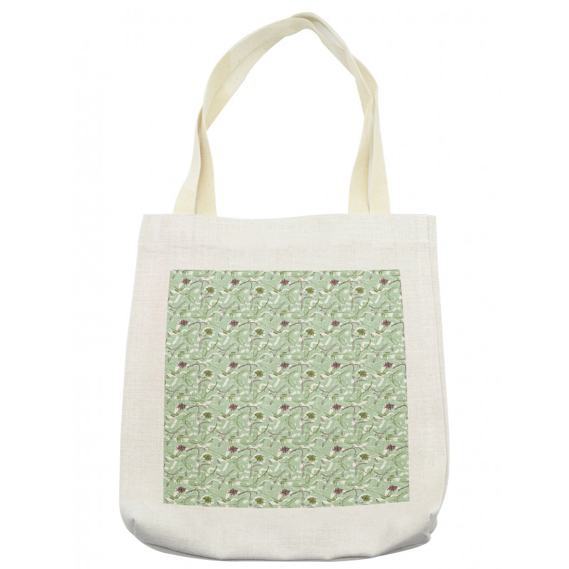 Twigs Seeds Acorns Pine Cone Tote Bag