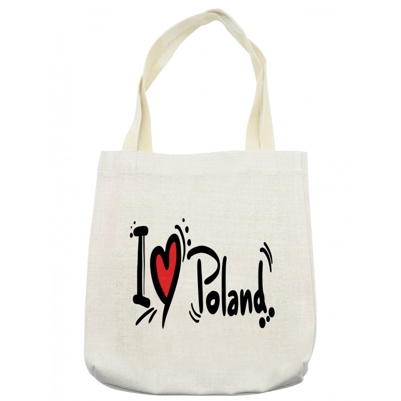 Proud Polish Bold Texting Tote Bag