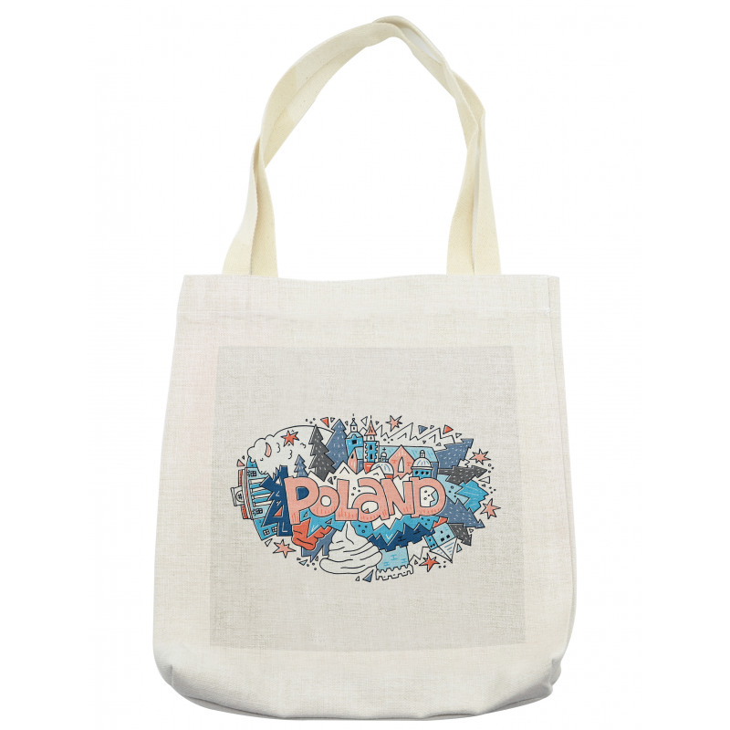 Calligraphy and Doodle Items Tote Bag