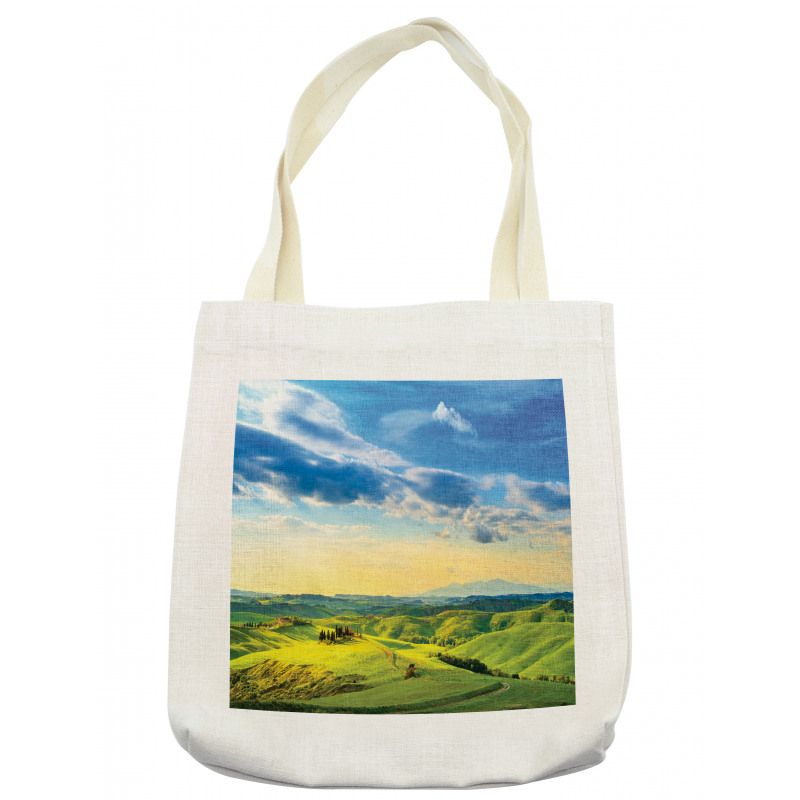 Sunset in Tuscany Rural Tote Bag