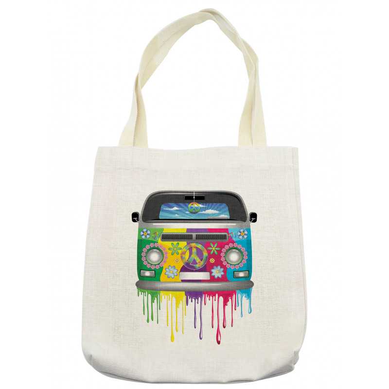 Hippie Van Vacation Tote Bag