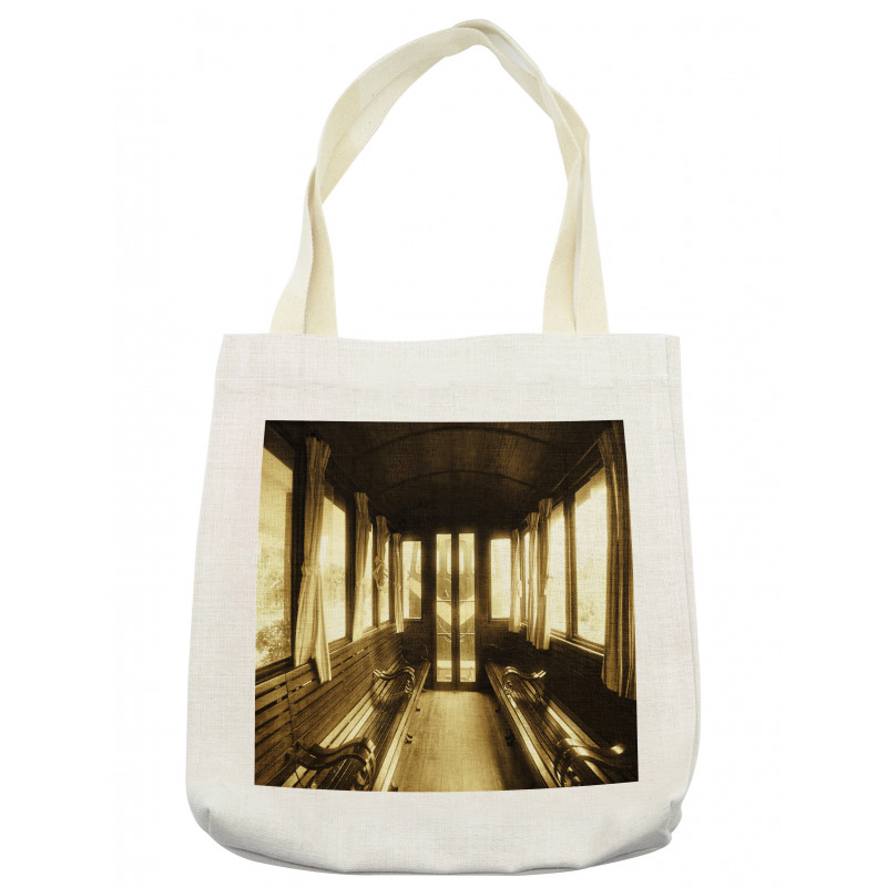 Old Vintage Train Salon Tote Bag