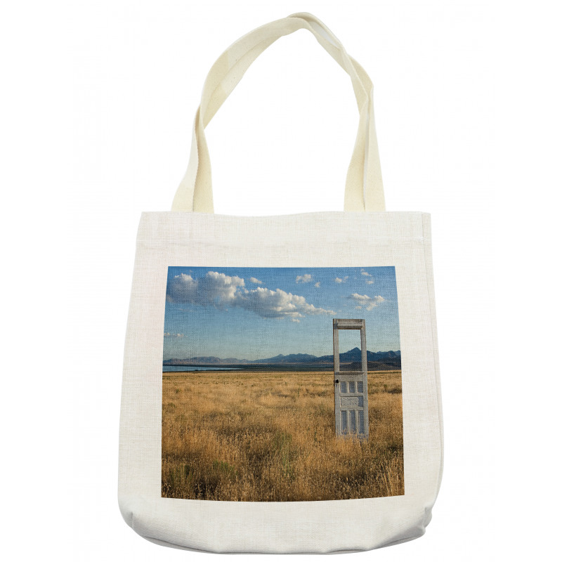 Field with Mountains Tote Bag