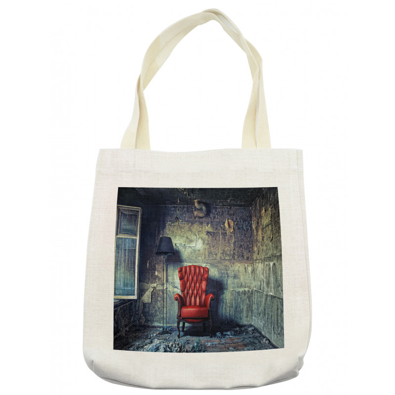 Old Armchair Messy House Tote Bag