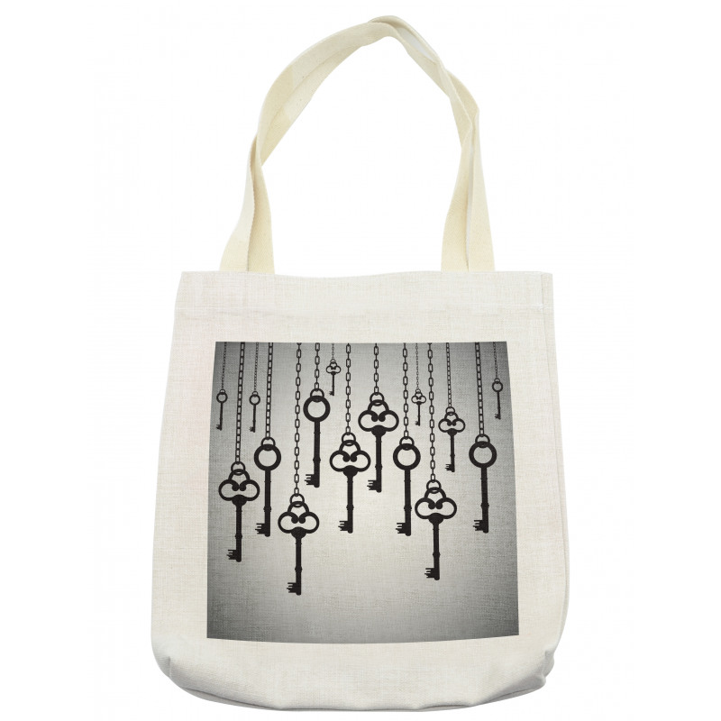 Shadow of Old Keys Tote Bag