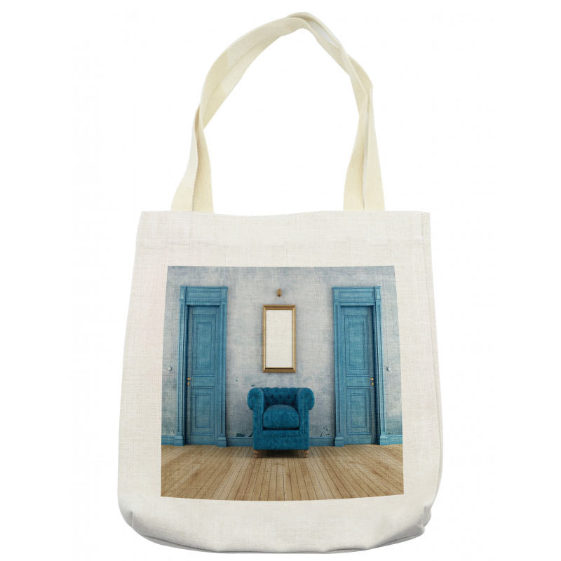 Empty Old Living Room Tote Bag