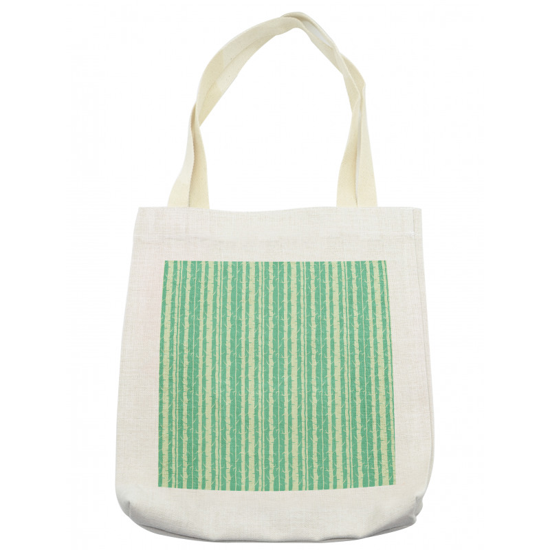 Soft Tone Tree Stems Pattern Tote Bag