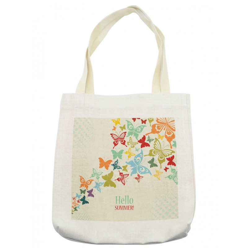 Butterfly Dots Timber Tote Bag