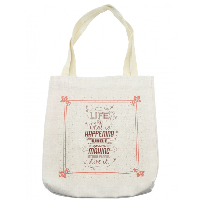 Motivational Attitude Art Tote Bag