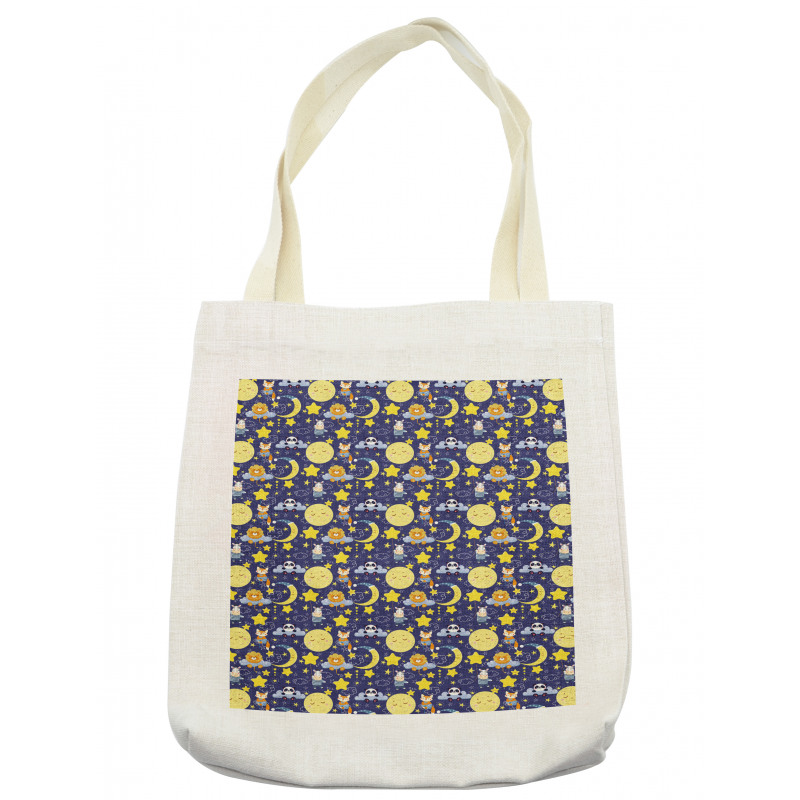 Sleeping Animals Cartoon Tote Bag