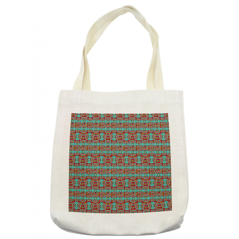 Ethnic Colorful Quirky Art Tote Bag