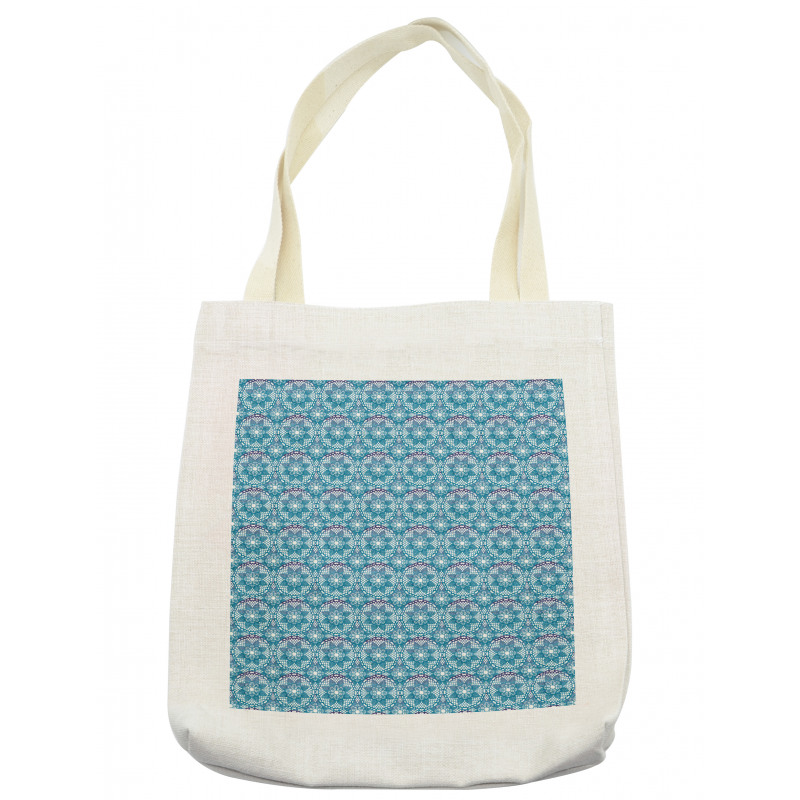 Lace Look Doilies Flowers Tote Bag