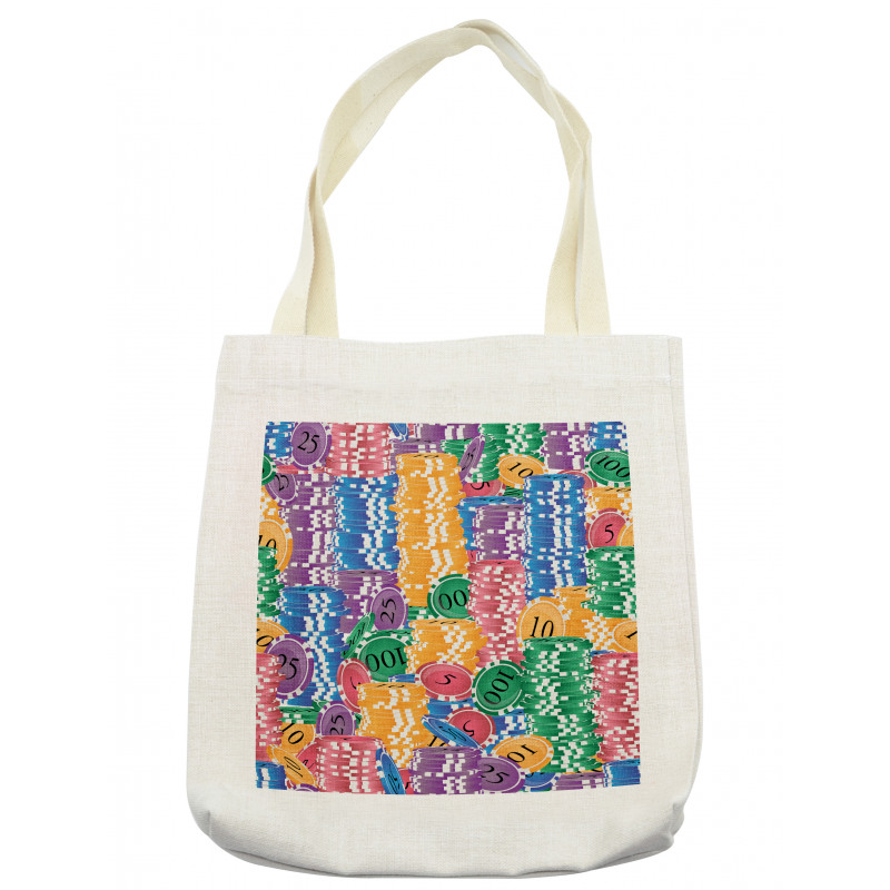 Casino Chips Luck Tote Bag