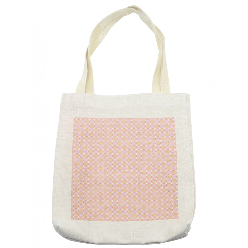 Blush Tones Oval Geometric Tote Bag