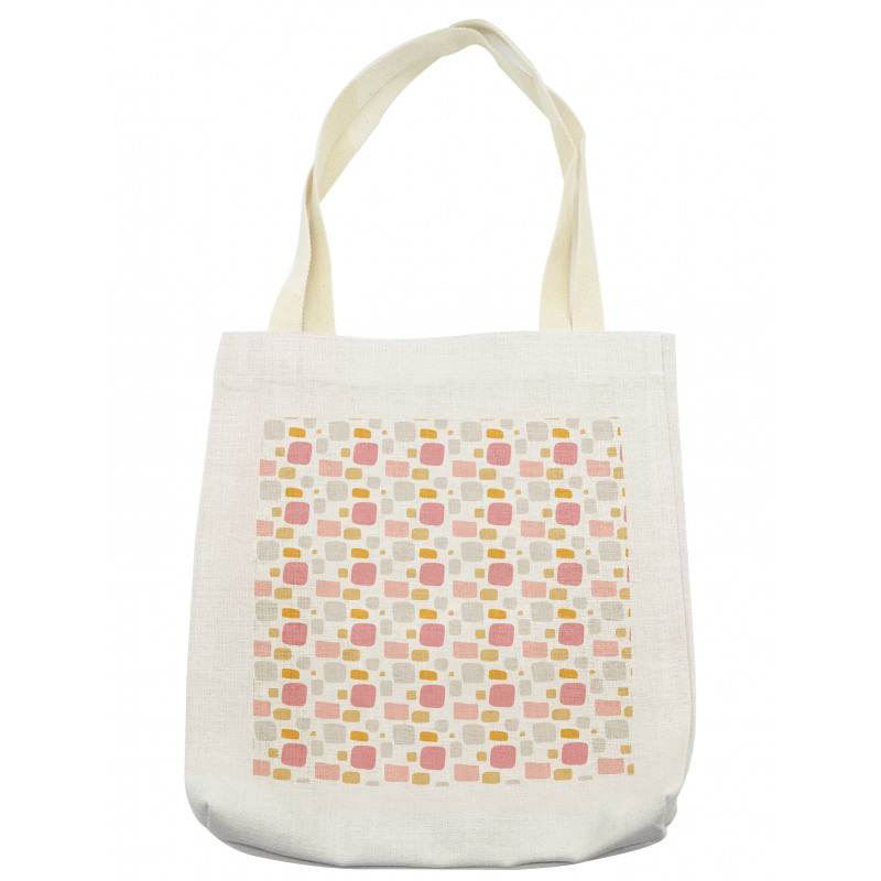 Sketchy Shapes Pastel Tone Tote Bag