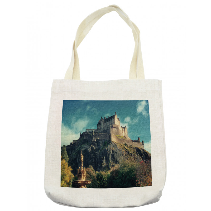 Famous Castle on Rocks Tote Bag