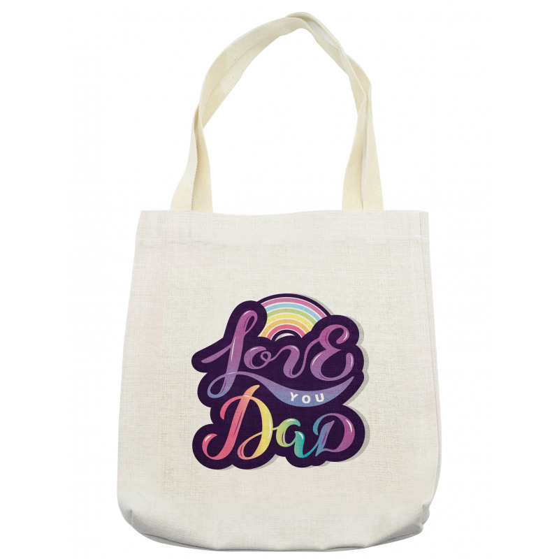 Colorful Bubbly Text Tote Bag