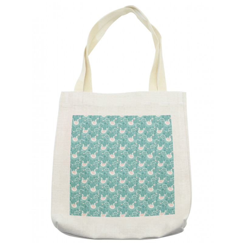 Gracious Flowers Lake Art Tote Bag