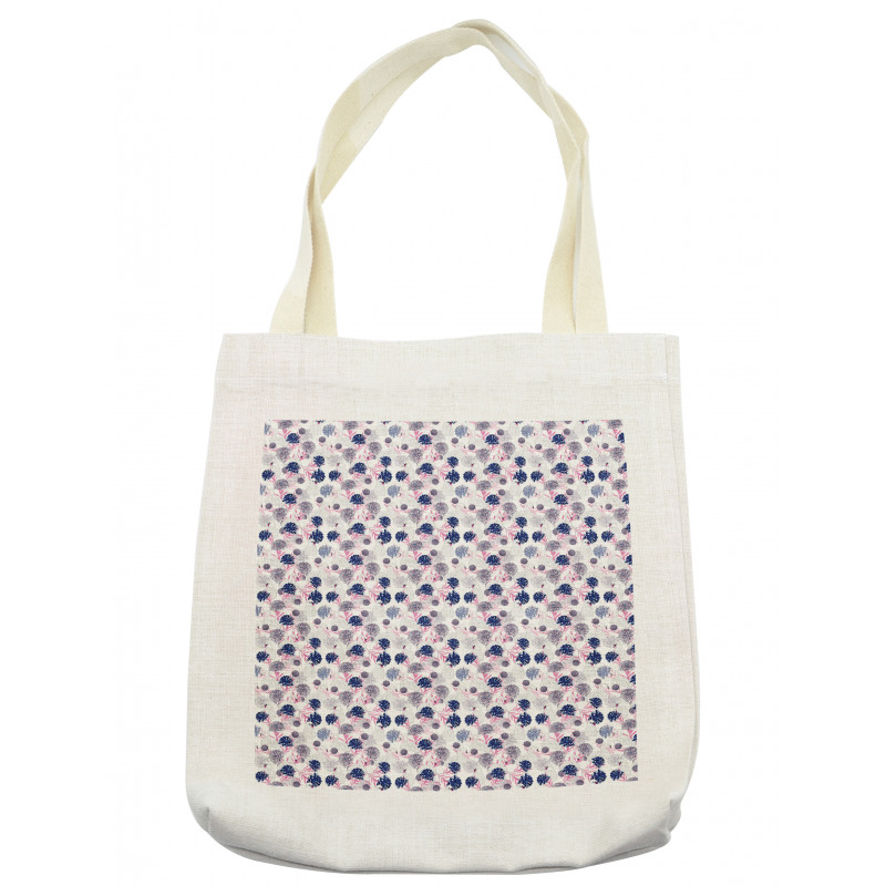 Spring Floral Gracious Animal Tote Bag