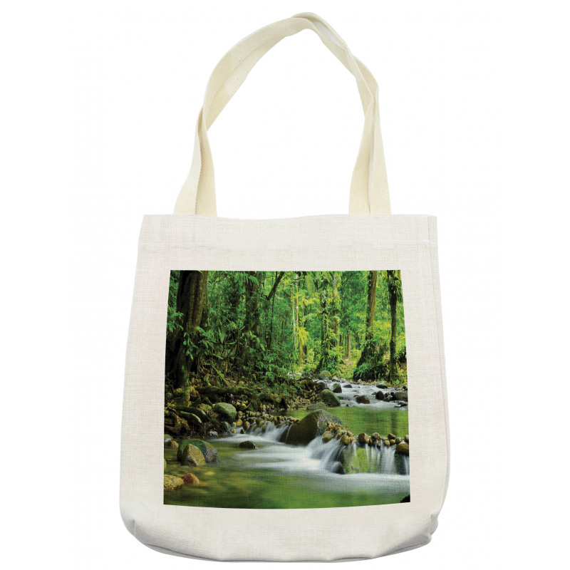 Tropic Mountain Stream Tote Bag