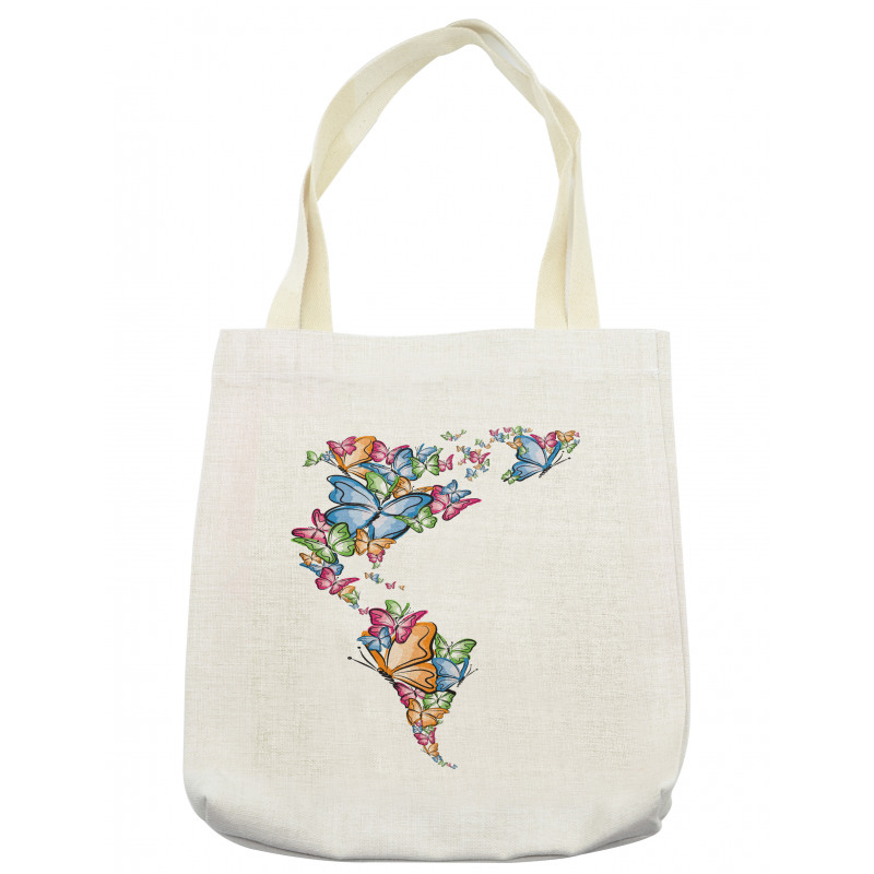 America World Love Map Tote Bag