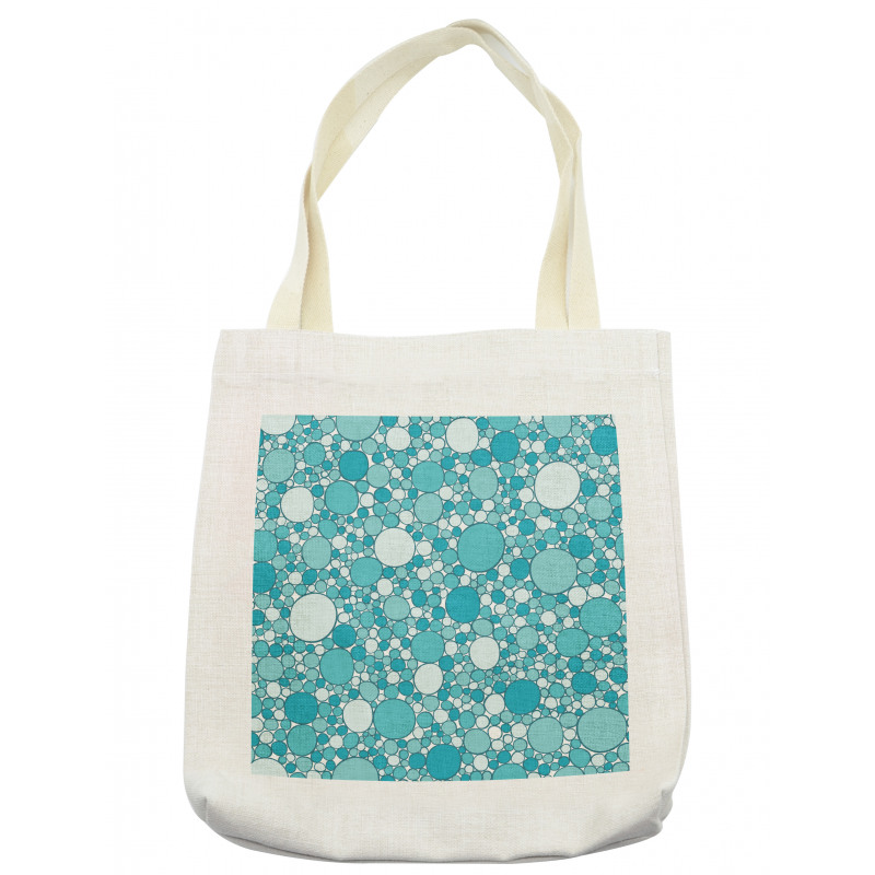 Modern Bubbles Pattern Tote Bag