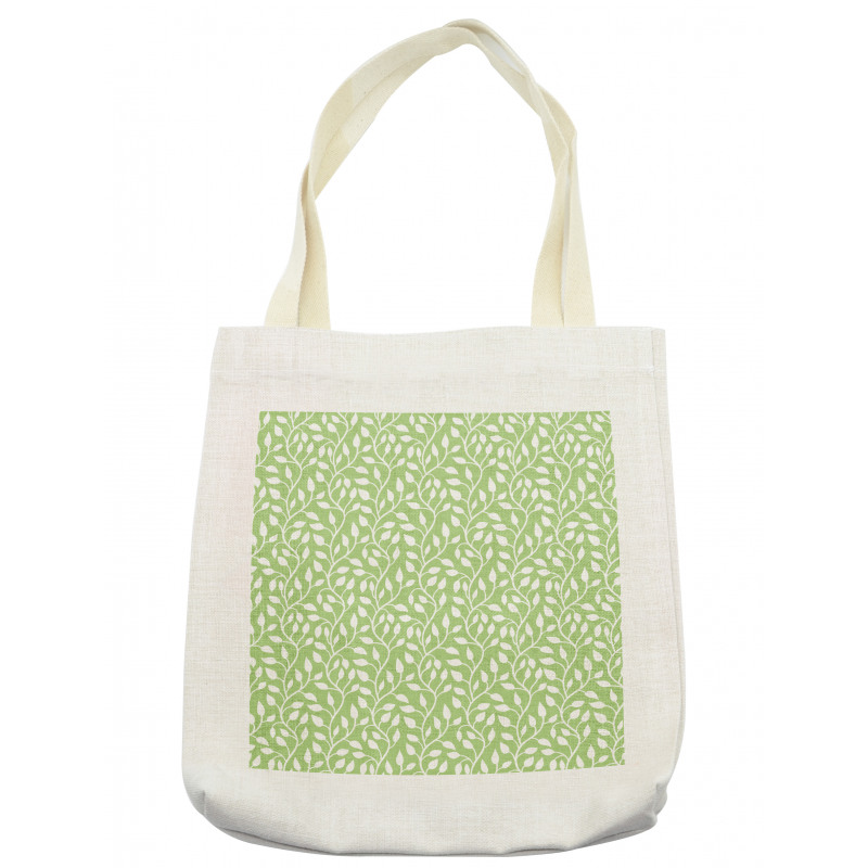 Modern Leaf Pattern Tote Bag