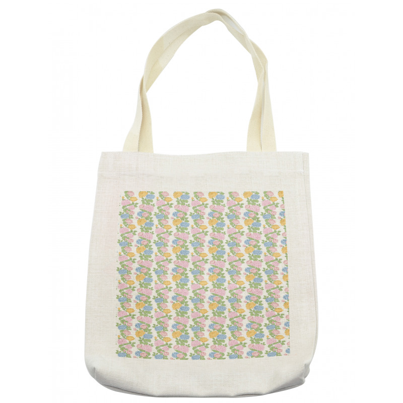 Pastel Tones Blossom Flowers Tote Bag