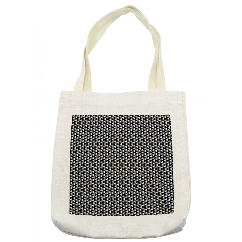 Modern Triangle Tracery Tote Bag