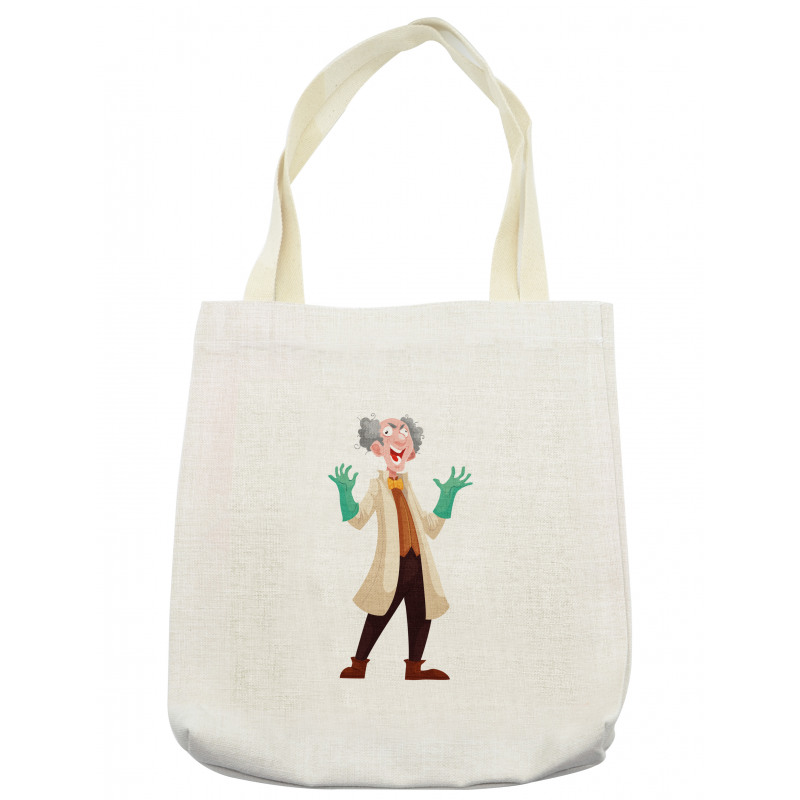 Cartoon Style Professor Tote Bag