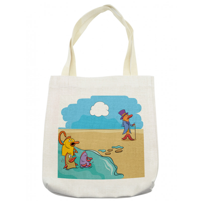 Funny Fish out of Water Tote Bag