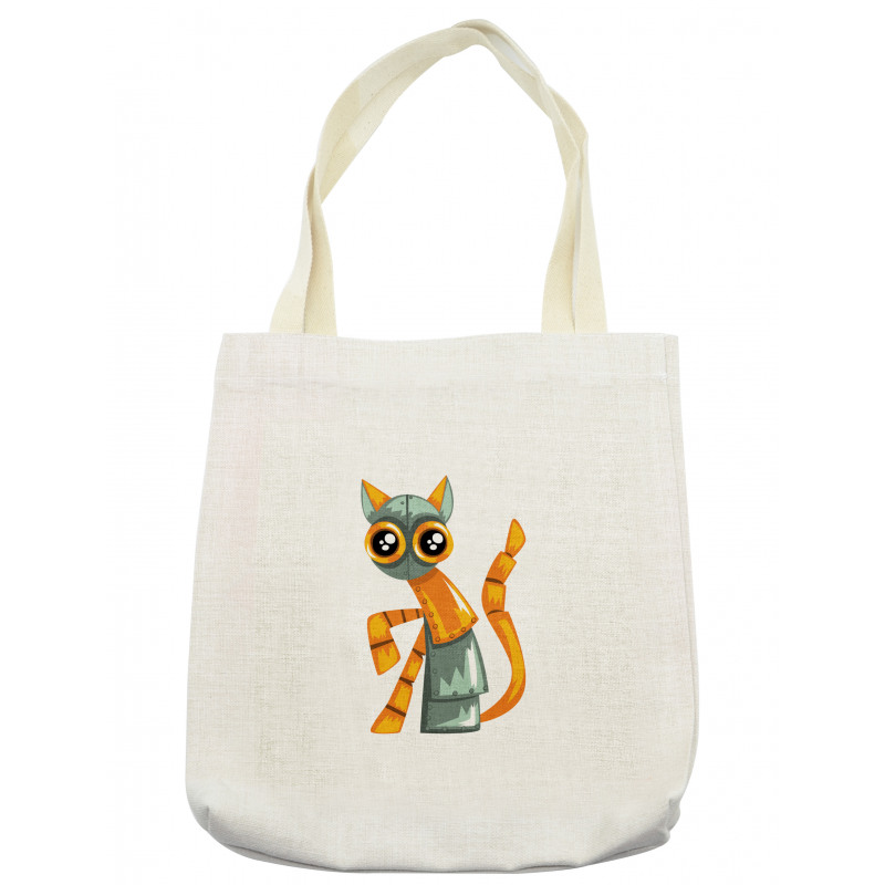 Antique Mechanical Cat Tote Bag