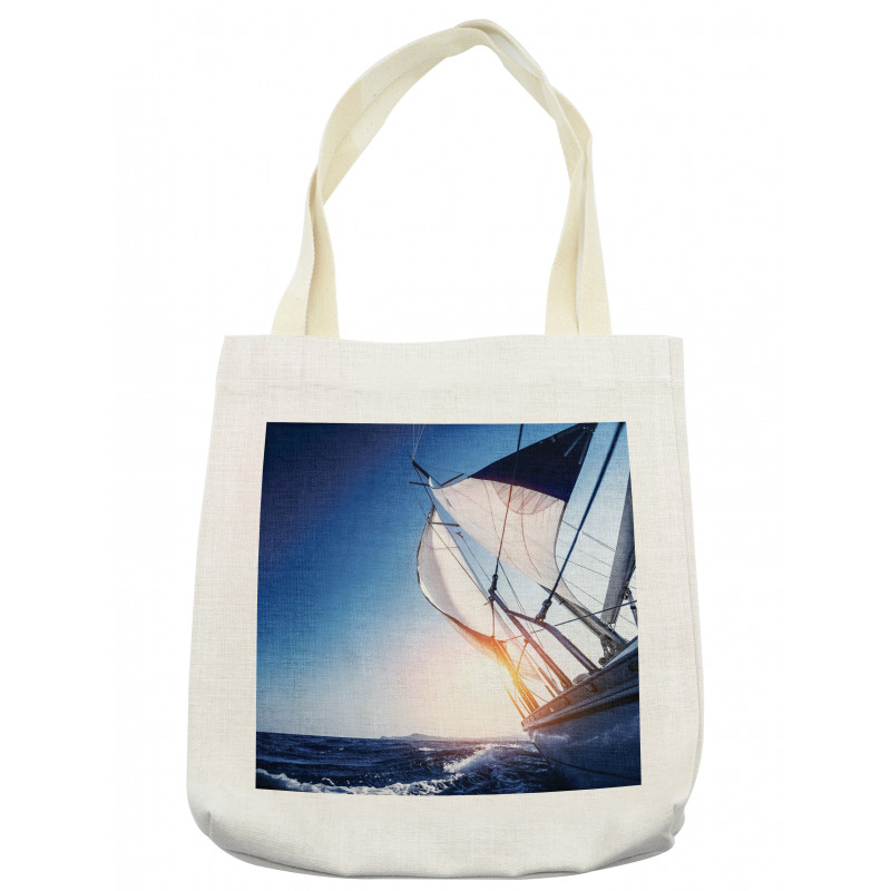 Sail Boat Adventure Sea Tote Bag