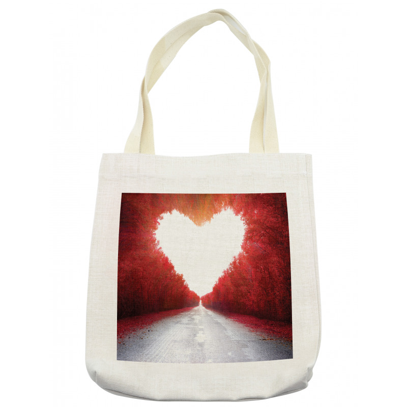 Autumn Trees Landscape Tote Bag