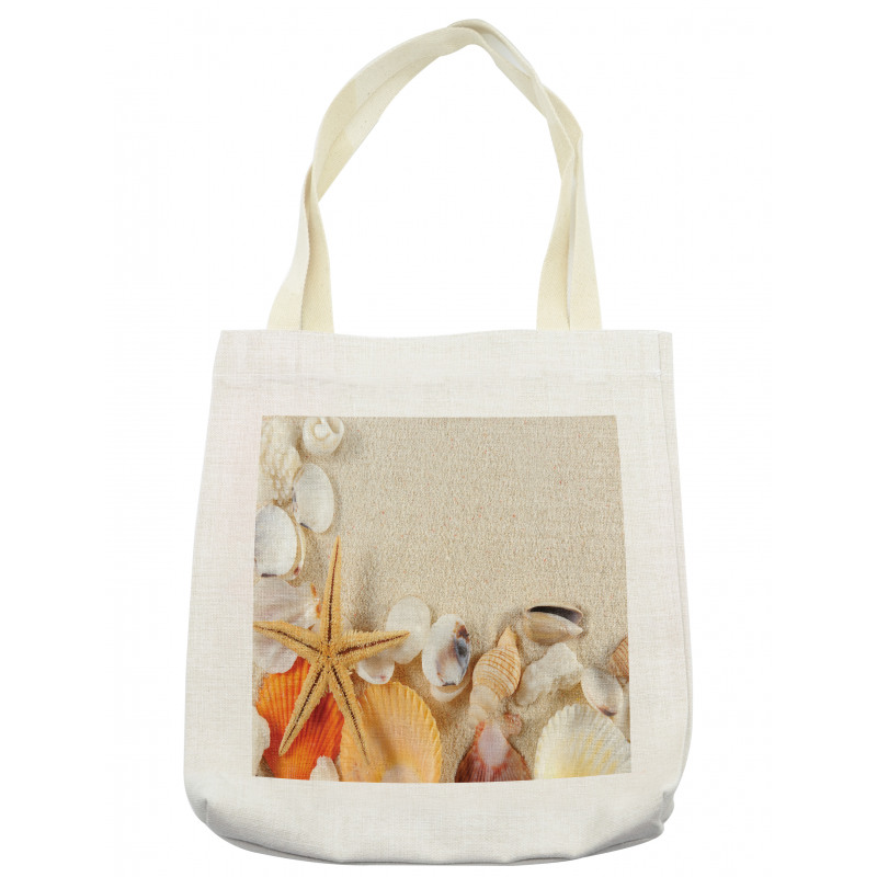 Seashells Starfish Tote Bag