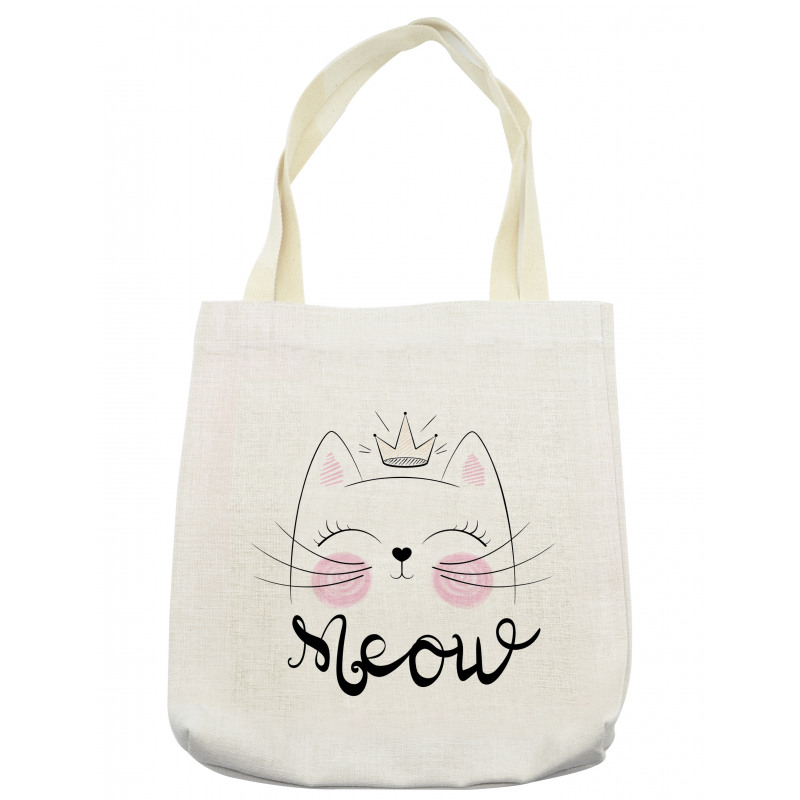 Charming Meow Princess Tote Bag