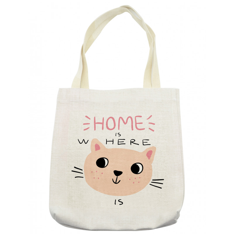 Home is Where Kitten is Tote Bag