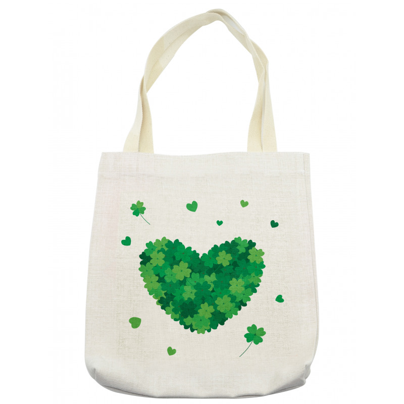 Shamrock Heart Nature Love Tote Bag