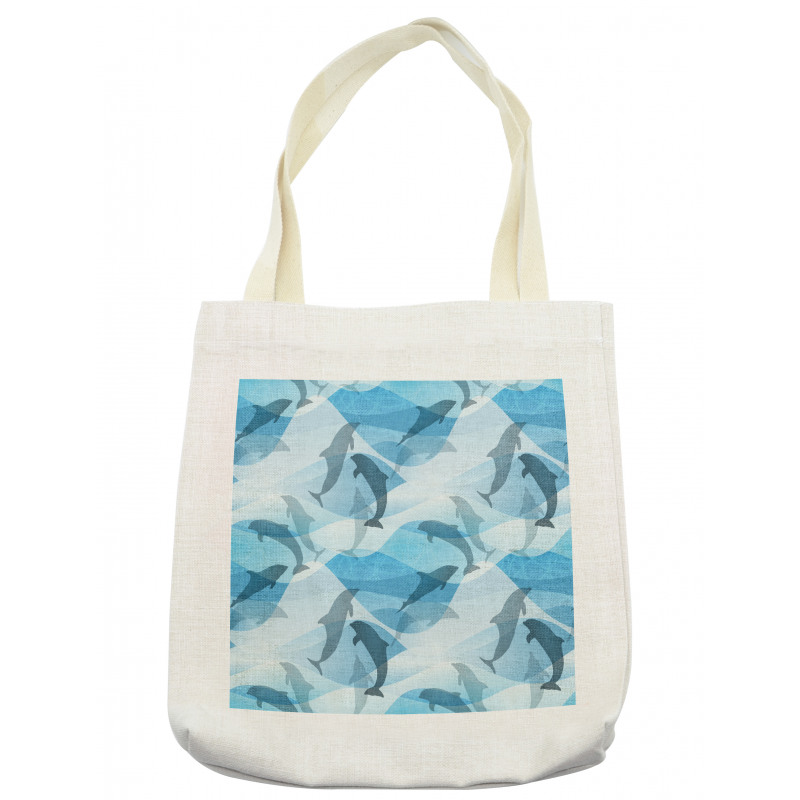 Underwater Fish Pattern Tote Bag