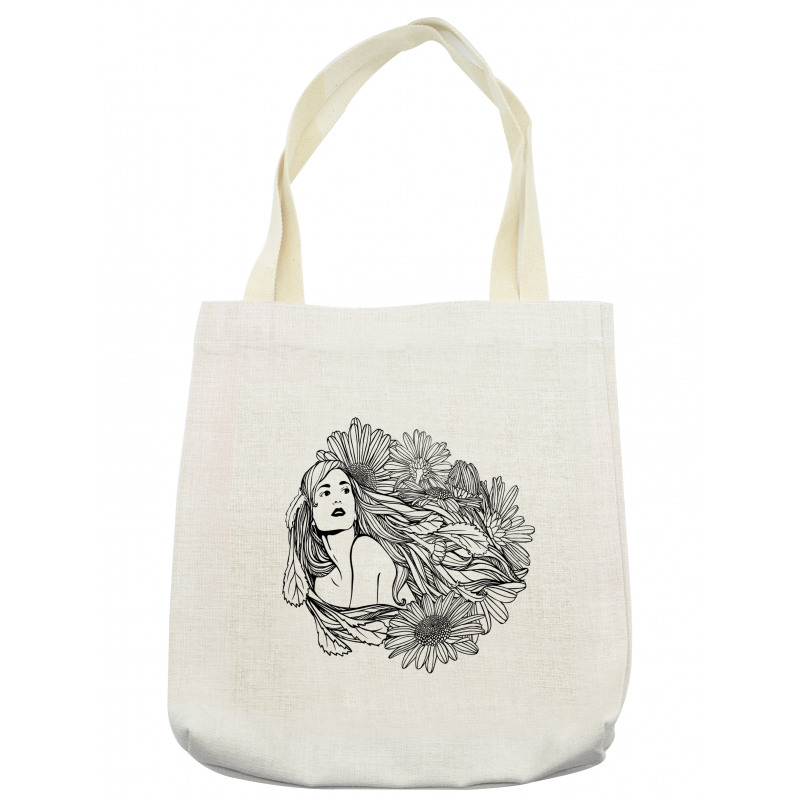 Chamomile Flowers Tote Bag