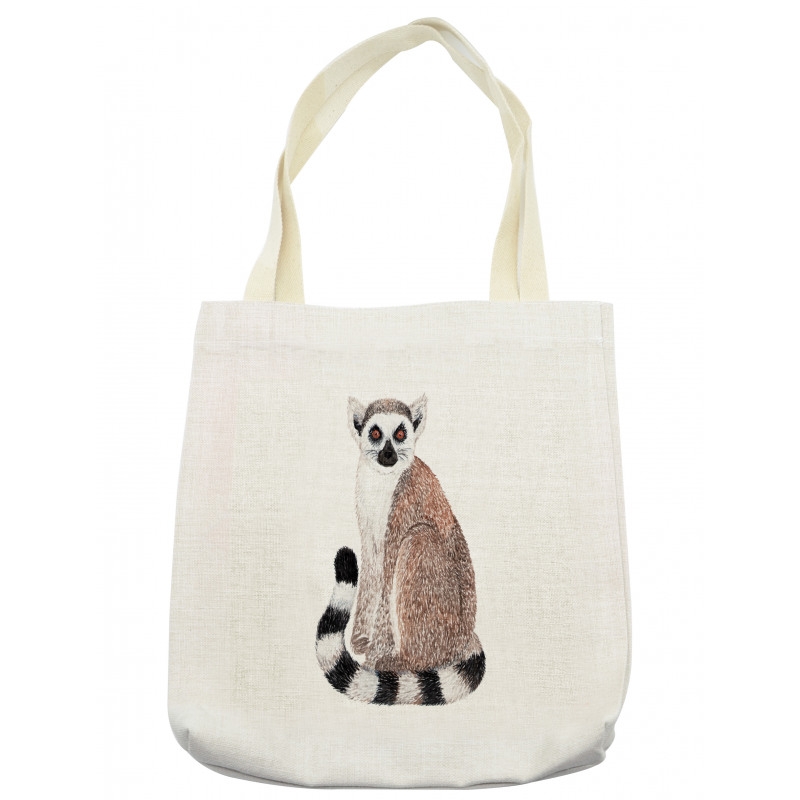 Watercolor Wild Animal Art Tote Bag